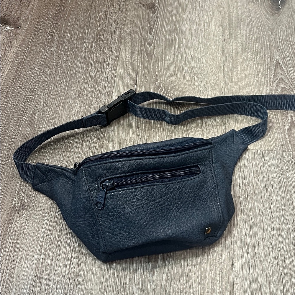 Vintage Nos Blue Crossbody or Fanny pack travel pouch